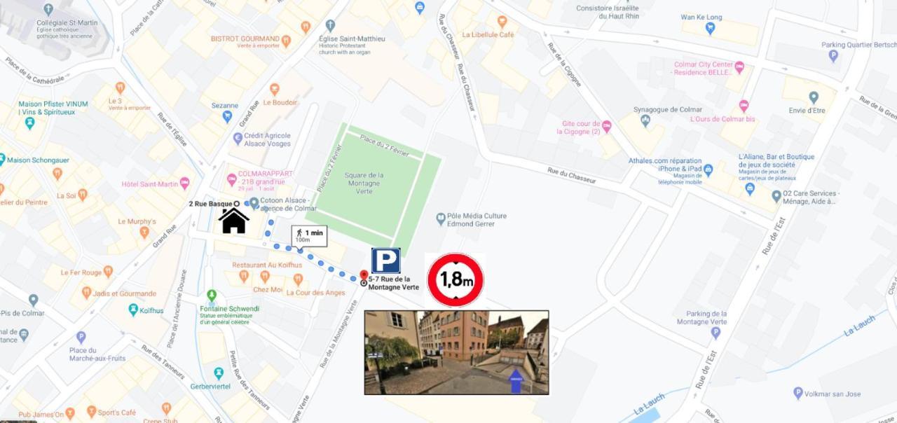 Apartamento Aux Bijoux De Colmar - 1 Parking Gratuit Exterior foto